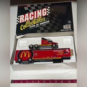 McDonald's Racing Collectibles Truck Hauler Set Bill Elliott limited Edition new